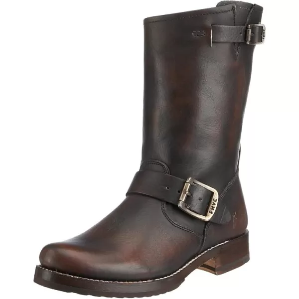 Frye Veronica Short Boots for Women Made from Full-Grain Leather with Antique Metal Hardware, Goodyear Welt Construction, and Rubber Lug Soles – 6 ¾” Shaft Height