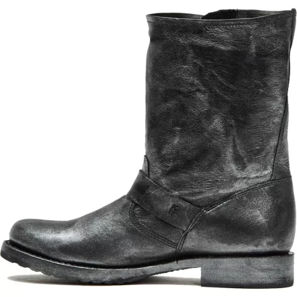 Frye Veronica Short Boots for Women Made from Full-Grain Leather with Antique Metal Hardware, Goodyear Welt Construction, and Rubber Lug Soles – 6 ¾” Shaft Height