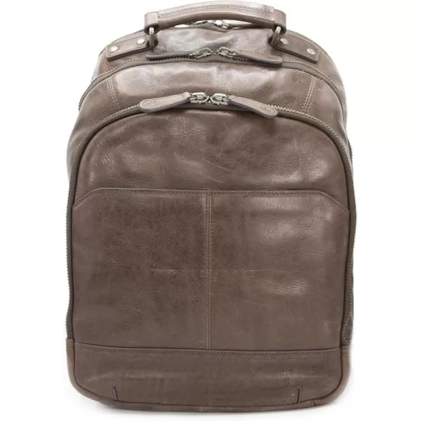 Frye mens Logan Multi Zip Backpack, Cognac, One Size US