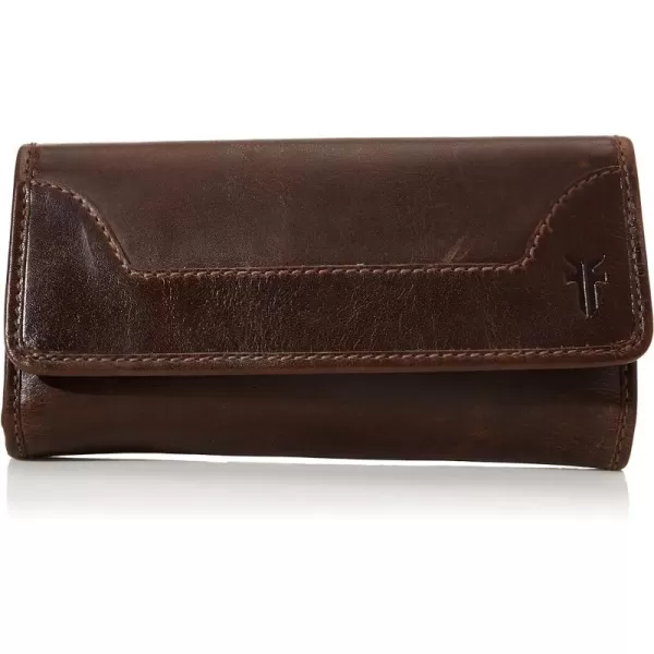 FRYE Melissa Continental Snap Leather Wallet