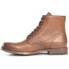 imageFrye Tyler Lace Up Boots for Men Crafted from Soft Vintage Leather with Blake Construction Burnished Toe and Heel and Rubber Inserts on Leather Soles  5  Shaft HeightCognac  Nessy