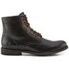 imageFrye Tyler Lace Up Boots for Men Crafted from Soft Vintage Leather with Blake Construction Burnished Toe and Heel and Rubber Inserts on Leather Soles  5  Shaft HeightBlack  Renice Leather