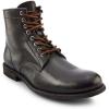 imageFrye Tyler Lace Up Boots for Men Crafted from Soft Vintage Leather with Blake Construction Burnished Toe and Heel and Rubber Inserts on Leather Soles  5  Shaft HeightBlack  Renice Leather