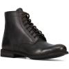 imageFrye Tyler Lace Up Boots for Men Crafted from Soft Vintage Leather with Blake Construction Burnished Toe and Heel and Rubber Inserts on Leather Soles  5  Shaft HeightBlack  Flex
