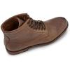 imageFrye Tyler Lace Up Boots for Men Crafted from Soft Vintage Leather with Blake Construction Burnished Toe and Heel and Rubber Inserts on Leather Soles  5  Shaft HeightTan  Mm