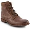 imageFrye Tyler Lace Up Boots for Men Crafted from Soft Vintage Leather with Blake Construction Burnished Toe and Heel and Rubber Inserts on Leather Soles  5  Shaft HeightTan  Mm