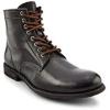 imageFrye Tyler Lace Up Boots for Men Crafted from Soft Vintage Leather with Blake Construction Burnished Toe and Heel and Rubber Inserts on Leather Soles  5  Shaft HeightBlack  Renice Leather