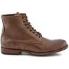 imageFrye Tyler Lace Up Boots for Men Crafted from Soft Vintage Leather with Blake Construction Burnished Toe and Heel and Rubber Inserts on Leather Soles  5  Shaft HeightTan  Mm