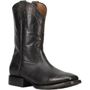imageFrye Mens Hauser Logo Stitch Western BootBlack