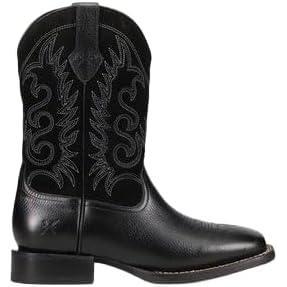 imageFrye Hauser Deco Stitch WesternBoots For Men  Stylish Leather Boot With Intricate Detailing And Durable CraftsmanshipBlackBlack