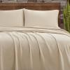 imageFRYE Cotton Linen Blend Beige Cotton 2Piece Standard Pillowcases Solid 60 Cotton40 Linen for Men and Women OekoTEX Certified ConfidenceBeige