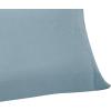 imageFRYE Cotton Linen Blend Beige Cotton 2Piece Standard Pillowcases Solid 60 Cotton40 Linen for Men and Women OekoTEX Certified ConfidenceBlue