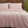 imageFRYE Cotton Linen Blend Beige Cotton 2Piece Standard Pillowcases Solid 60 Cotton40 Linen for Men and Women OekoTEX Certified ConfidenceBlush