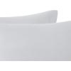 imageFRYE Cotton Linen Blend Beige Cotton 2Piece Standard Pillowcases Solid 60 Cotton40 Linen for Men and Women OekoTEX Certified ConfidenceGrey