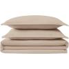 imageFRYE Cotton Linen Blend Blush 3 Piece Full Sheet SetBeige