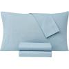 imageFRYE Cotton Linen Blend Blush 3 Piece Full Sheet SetBlue