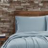 imageFRYE Cotton Linen Blend Blush 3 Piece Full Sheet SetBlue