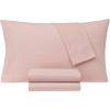 imageFRYE Cotton Linen Blend Blush 3 Piece Full Sheet SetBlush