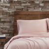 imageFRYE Cotton Linen Blend Blush 3 Piece Full Sheet SetBlush