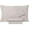 imageFRYE Cotton Linen Blend Blush 3 Piece Full Sheet SetGrey