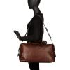 imageFRYE Mens Logan Overnight Duffle Bag Cognac One SizeCognac