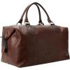 imageFRYE Mens Logan Overnight Duffle Bag Cognac One SizeDark Brown