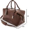 imageFRYE Mens Logan Overnight Duffle Bag Cognac One SizeDark Brown