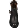 imageFrye 5  Veronica Booties for Women  FullGrain BrushOff Leather with Antique Metal Hardware and Rubber Outsole Genuine Stitch Welt ConstructionAntique Black  Flex