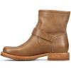 imageFrye 5  Veronica Booties for Women  FullGrain BrushOff Leather with Antique Metal Hardware and Rubber Outsole Genuine Stitch Welt ConstructionBeige  Flex