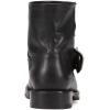 imageFrye 5  Veronica Booties for Women  FullGrain BrushOff Leather with Antique Metal Hardware and Rubber Outsole Genuine Stitch Welt ConstructionBlack  Flex