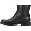 imageFrye 5  Veronica Booties for Women  FullGrain BrushOff Leather with Antique Metal Hardware and Rubber Outsole Genuine Stitch Welt ConstructionBlack  Flex