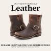 imageFrye 5  Veronica Booties for Women  FullGrain BrushOff Leather with Antique Metal Hardware and Rubber Outsole Genuine Stitch Welt ConstructionBlack  Toga Leather