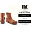 imageFrye 5  Veronica Booties for Women  FullGrain BrushOff Leather with Antique Metal Hardware and Rubber Outsole Genuine Stitch Welt ConstructionBronze  Renice Leather