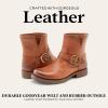 imageFrye 5  Veronica Booties for Women  FullGrain BrushOff Leather with Antique Metal Hardware and Rubber Outsole Genuine Stitch Welt ConstructionBronze  Renice Leather