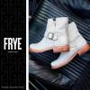 imageFrye 5  Veronica Booties for Women  FullGrain BrushOff Leather with Antique Metal Hardware and Rubber Outsole Genuine Stitch Welt ConstructionRedwood  Tonara