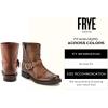 imageFrye 5  Veronica Booties for Women  FullGrain BrushOff Leather with Antique Metal Hardware and Rubber Outsole Genuine Stitch Welt ConstructionSlate  Renice Leather