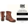 imageFrye 5  Veronica Booties for Women  FullGrain BrushOff Leather with Antique Metal Hardware and Rubber Outsole Genuine Stitch Welt ConstructionStone  Tonara