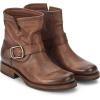 imageFrye 5  Veronica Booties for Women  FullGrain BrushOff Leather with Antique Metal Hardware and Rubber Outsole Genuine Stitch Welt ConstructionStone  Tonara