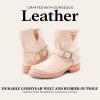 imageFrye 5  Veronica Booties for Women  FullGrain BrushOff Leather with Antique Metal Hardware and Rubber Outsole Genuine Stitch Welt ConstructionWhite  Toga Leather