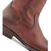 imageFrye Austin Inside Zip Mens  Stylish Durable Leather Footwear with Cushioned Insole for Comfort and Side Zipper Access Western BootsCognac  Renice Leather