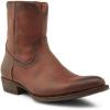 imageFrye Austin Inside Zip Mens  Stylish Durable Leather Footwear with Cushioned Insole for Comfort and Side Zipper Access Western BootsCognac  Renice Leather