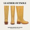 imageFrye Campus 14L Iconic Tall Boots for Women Crafted from Signature Montana Leather with Genuine Stitch Welt Construction and Stacked Leather HeelBanana  Wide Calf