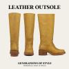 imageFrye Campus 14L Iconic Tall Boots for Women Crafted from Signature Montana Leather with Genuine Stitch Welt Construction and Stacked Leather HeelBanana  Montana Leather