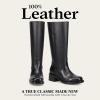 imageFrye Campus 14L Iconic Tall Boots for Women Crafted from Signature Montana Leather with Genuine Stitch Welt Construction and Stacked Leather HeelBlack  Wide Calf