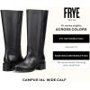 imageFrye Campus 14L Iconic Tall Boots for Women Crafted from Signature Montana Leather with Genuine Stitch Welt Construction and Stacked Leather HeelBlack  Wide Calf