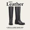 imageFrye Campus 14L Iconic Tall Boots for Women Crafted from Signature Montana Leather with Genuine Stitch Welt Construction and Stacked Leather HeelBlack  Greasy Leather