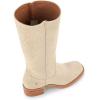 imageFrye Campus 14L Iconic Tall Boots for Women Crafted from Signature Montana Leather with Genuine Stitch Welt Construction and Stacked Leather HeelIvory  Haka Floral Leather