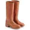 imageFrye Campus 14L Iconic Tall Boots for Women Crafted from Signature Montana Leather with Genuine Stitch Welt Construction and Stacked Leather HeelSaddle  Montana Leather