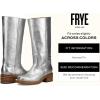 imageFrye Campus 14L Iconic Tall Boots for Women Crafted from Signature Montana Leather with Genuine Stitch Welt Construction and Stacked Leather HeelSilver  Austin Leather