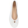imageFrye Emma Ballet Womens FlatShoes  Classic Leather SlipOn Design Comfortable Everyday Wear Elegant and Versatile StyleWhite  New Extasy Leather
